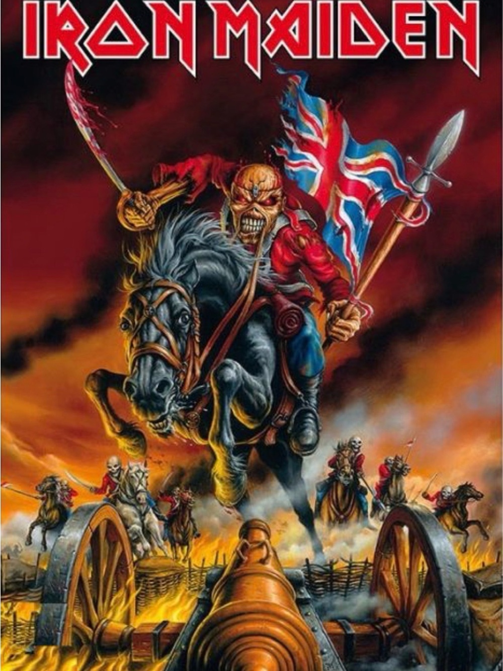 Iron Maiden Eddie War Rider Poster Aprox Size 24x36 Inches
